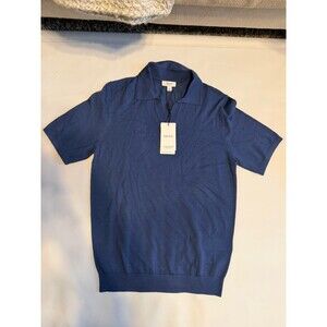 NWT Reiss Duchie Short Sleeve Merino Wool Polo Sweater. Sz Small. Retails $155